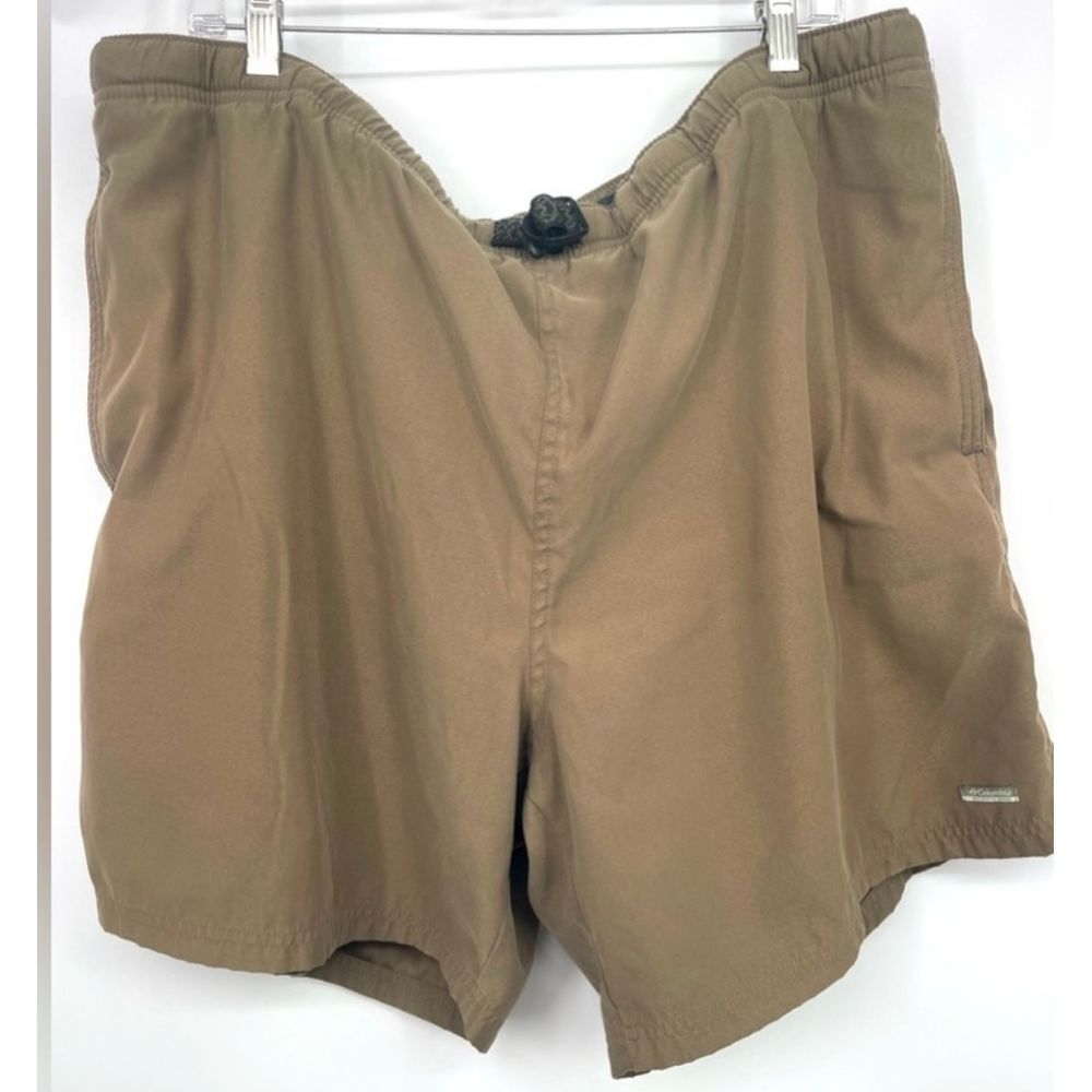 Columbia Men's‎ Authentic Issue Outdoor Shorts XL Khaki Hiking Camping